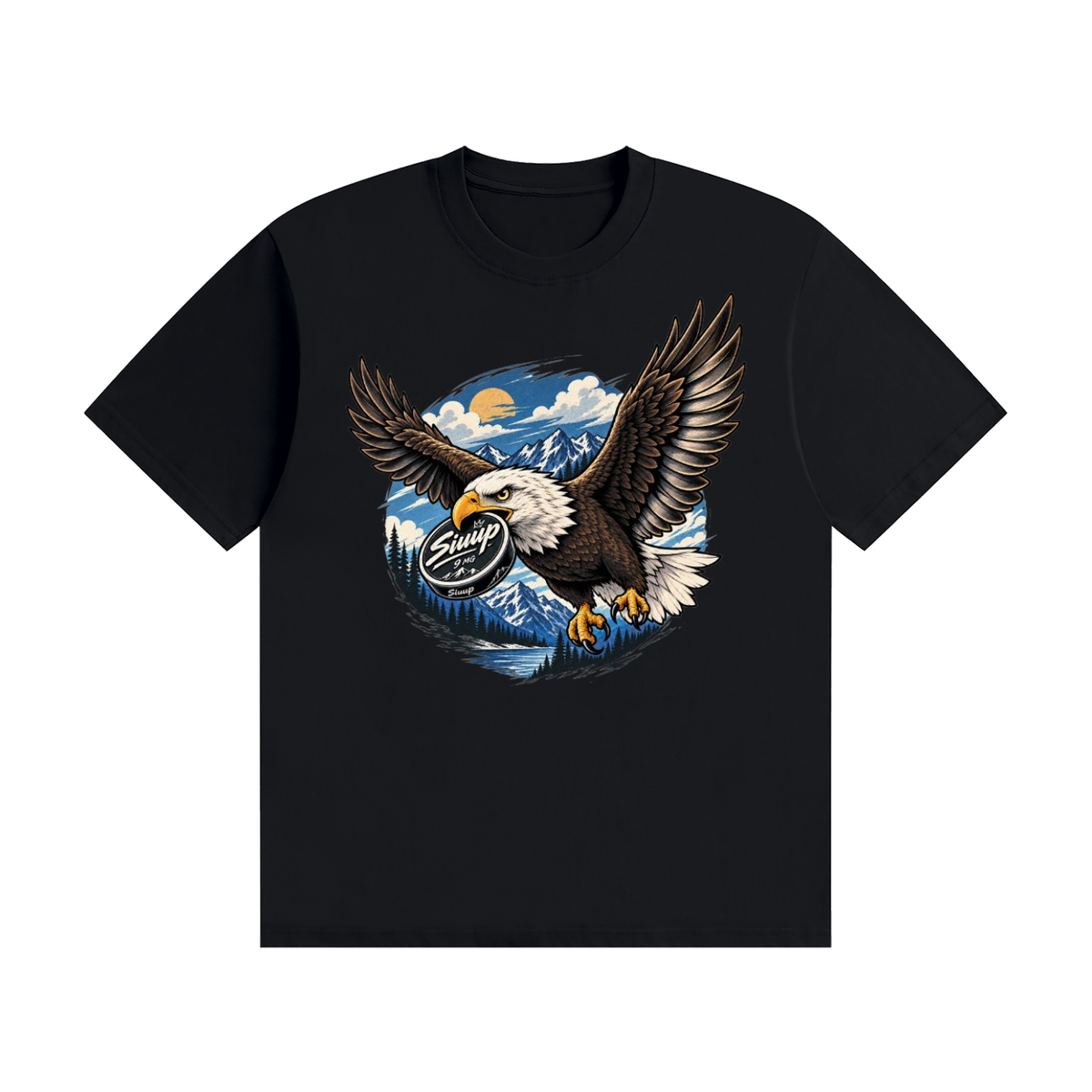 SIUUP Eagle Unisex Seamless Cotton T-Shirt