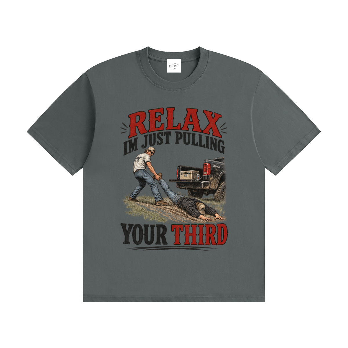 Relax Im Just Pulling Your Third Cotton T-Shirt