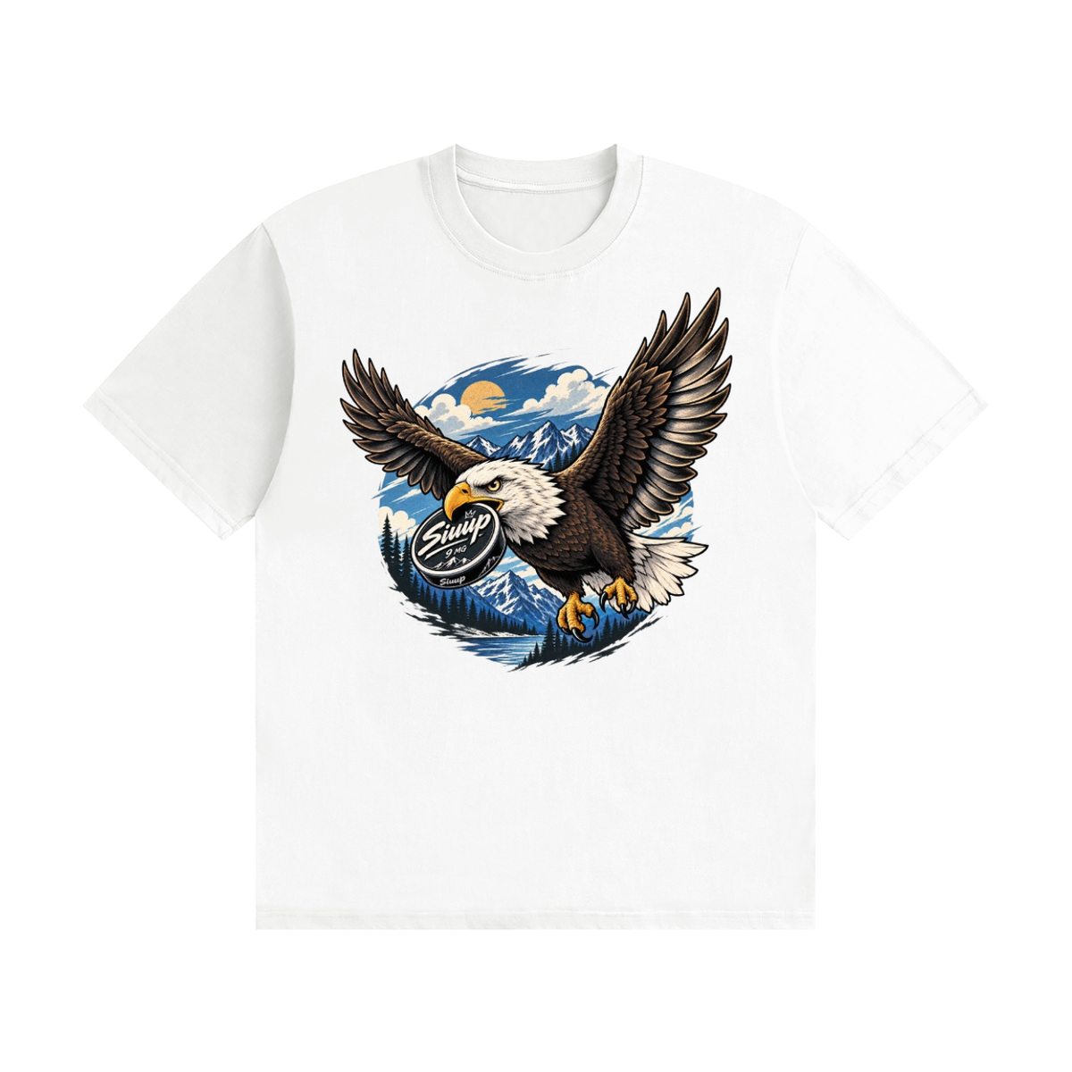 SIUUP Eagle Unisex Seamless Cotton T-Shirt